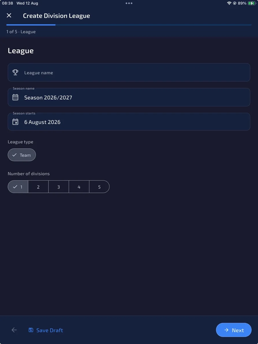 Build the season structure